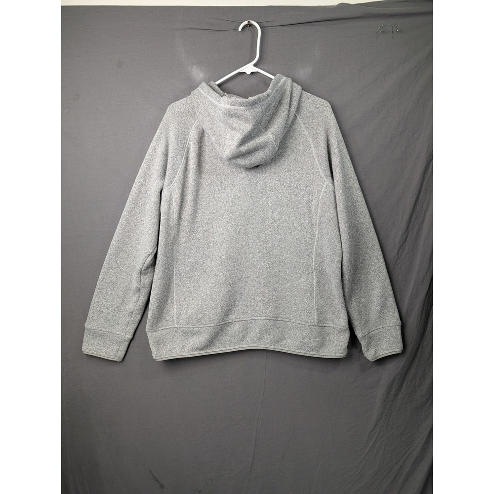 The North Face Womens XL Gray Quarter Zip Fleece Hoodie 7553